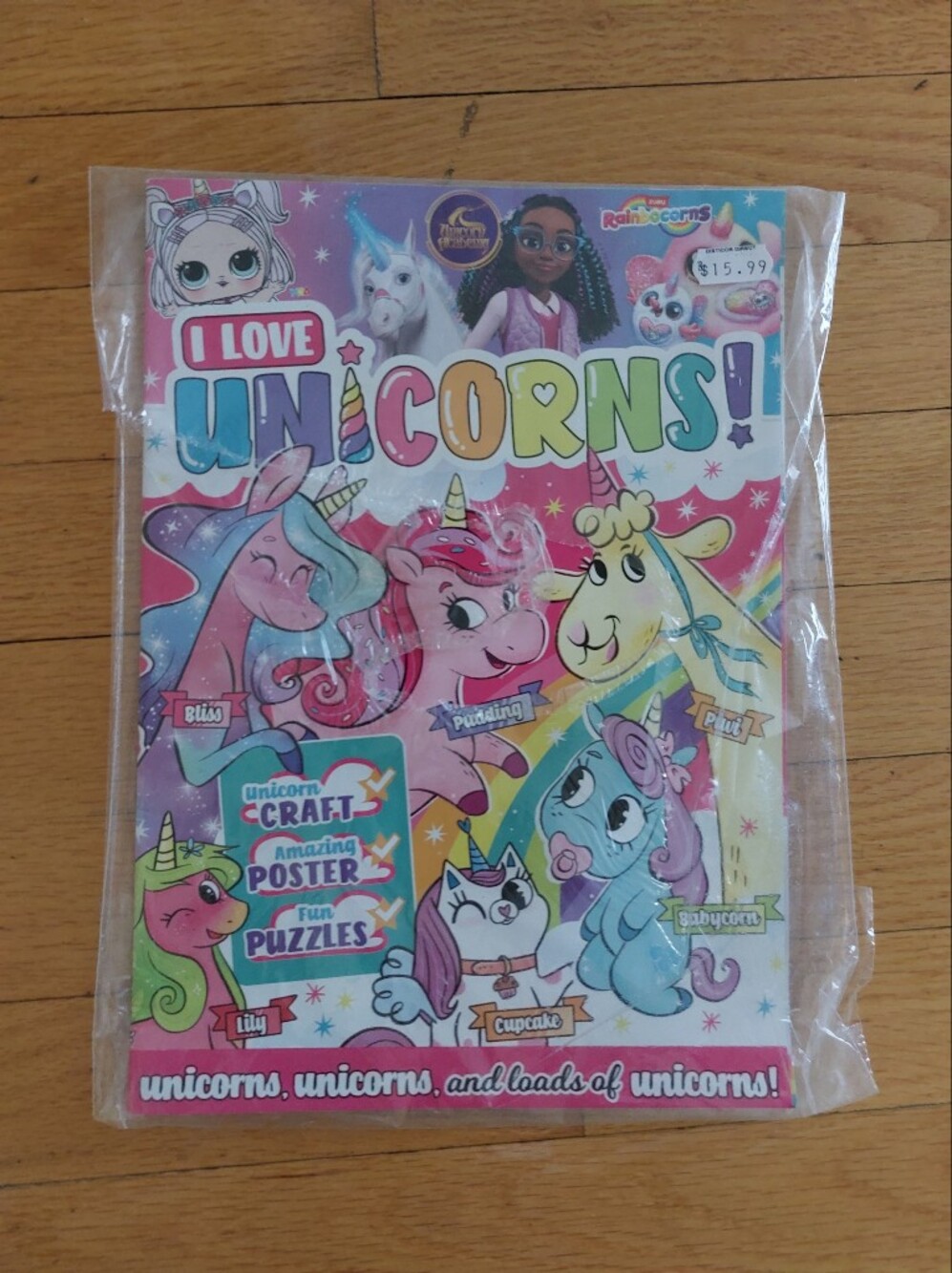 I Love Unicorns! Colorful Kids Activity Pack